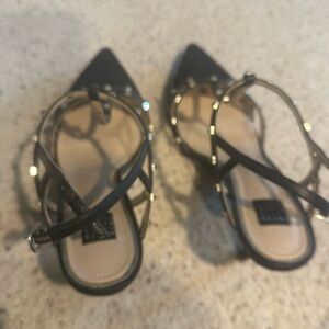 White House Black market studied suede heels